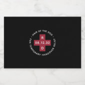 「犬の毛」のおもしろい二日結婚レリーフ、 浮き彫り リキュールボトルラベル (シングルラベル)