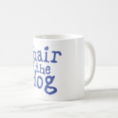 犬の毛 コーヒーマグカップ (正面右)