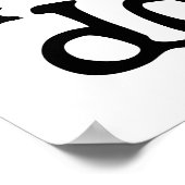 犬の毛 ポスター (角)