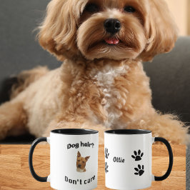 犬の毛、気にしない マグカップ