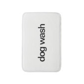 犬の水洗液のマット バスマット (正面縦)