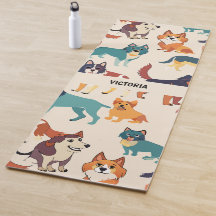 犬の水色のパターカスタムン