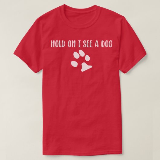 犬の注意散漫1 Tシャツ (デザイン正面)