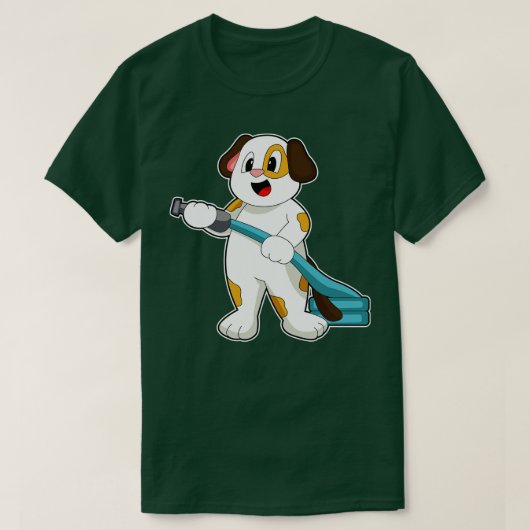 犬の消火器 Tシャツ (デザイン正面)
