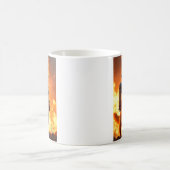 犬の消防士のマグ コーヒーマグカップ (中央)