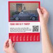 犬の涙が見つかった チラシ (手)