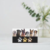 犬の混合品種 | 動物気に 名刺 (スタンド正面)