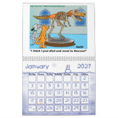 犬の漫画のカレンダー カレンダー (1月 2027)