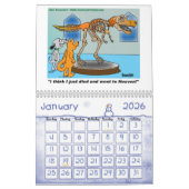 犬の漫画のカレンダー カレンダー (1月 2026)