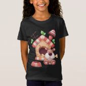 犬の漫画Tシャツ Tシャツ (正面)