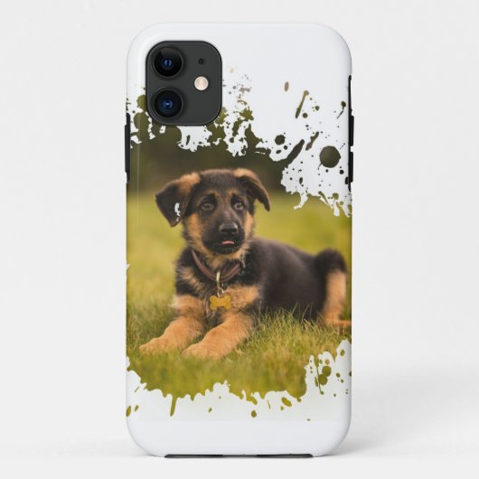 犬の熱狂するデザイン Case-Mate iPhoneケース (裏面)