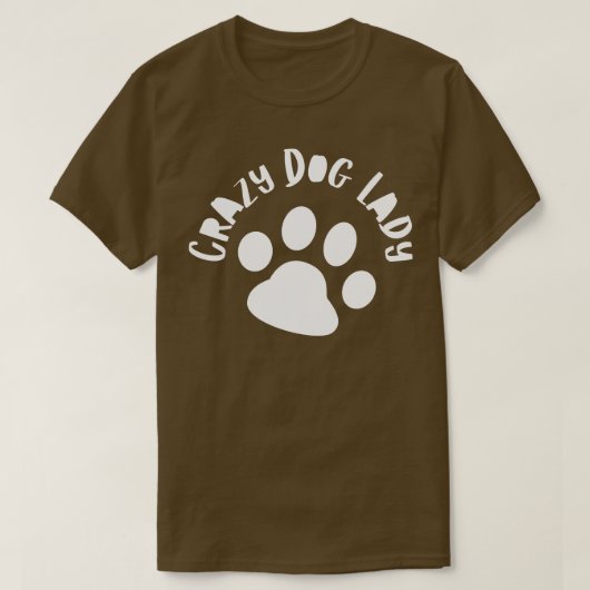 犬の熱狂するレディおもしろい犬オーナーデザインすべての犬 Tシャツ (デザイン正面)