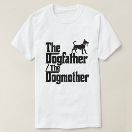 犬の父と犬の母おもしろい親 Tシャツ