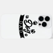 犬の父のためのおもしろデザイン - 犬の飼い主へのギフトのアイデア Case-Mate iPhoneケース (裏面 (横))