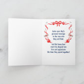 犬の父の日から赤と青 カード (内部)