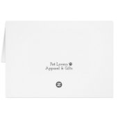 犬の父の日の挨拶状のようにリラックスして下さい (裏面横)