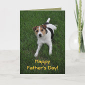 犬の父の日 カード (正面)