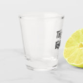 犬の父ウイスキーパーソナライズされたショットのグラスの贈り物 ショットグラス (左)