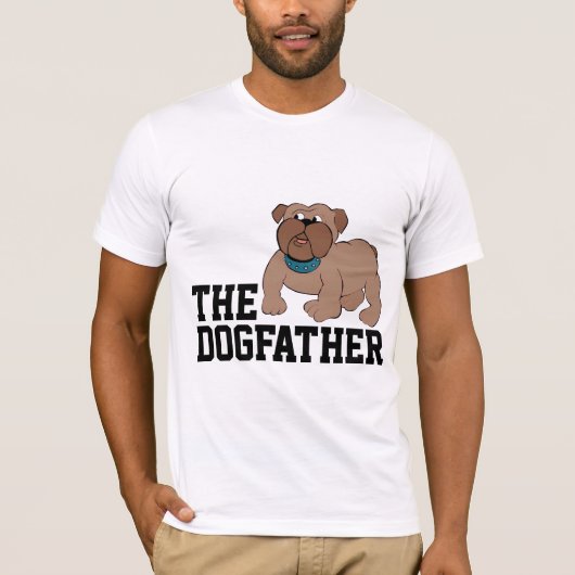 犬の父ドッグパパボクサーTシャツ Tシャツ (正面)