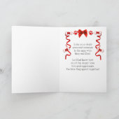 犬の父男らしの日から赤と黒 カード (内部)