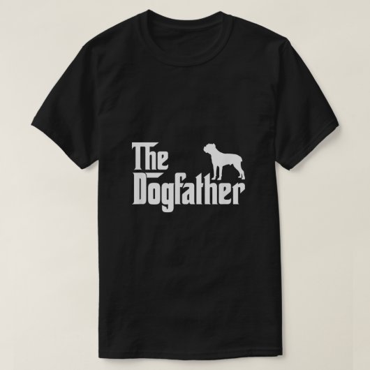 犬の父親を杖でコルソ Tシャツ (デザイン正面)