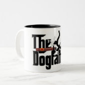 犬の父親 ツートーンマグカップ (正面左)