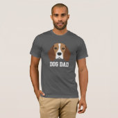 犬の父 ビーグル 父の日 Tシャツ (正面フル)