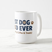 犬の父 – 面白い犬好きギフト コーヒーマグカップ (正面右)
