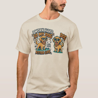 犬の父Tシャツ | 「僕の犬のため" Tシャツ