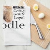 犬の特徴 キッチンタオル (四つ折り)