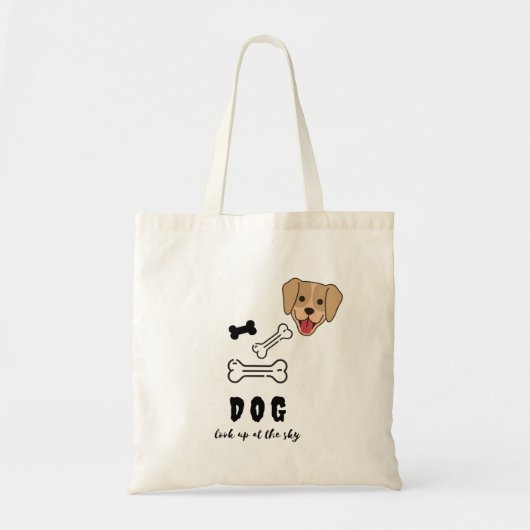 犬の特製トートバッグ トートバッグ (正面)