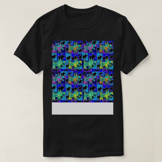 犬の犬の子犬の芸術 Tシャツ (デザイン正面)