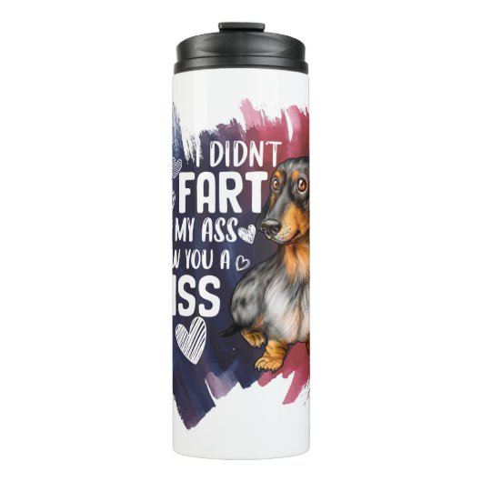 犬の犬の母のためのダシュントかわいいギフトパパ タンブラー (正面)