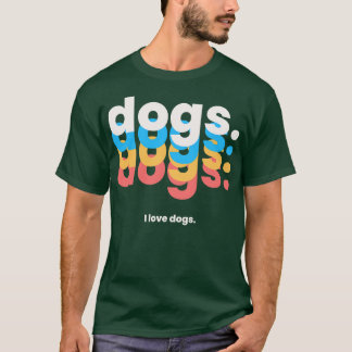 犬の犬の犬私は犬を愛するおもしろい犬 Tシャツ