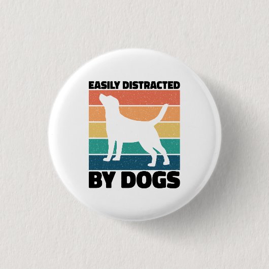 犬の犬の誕生日ミーム おもしろい 缶バッジ (正面)