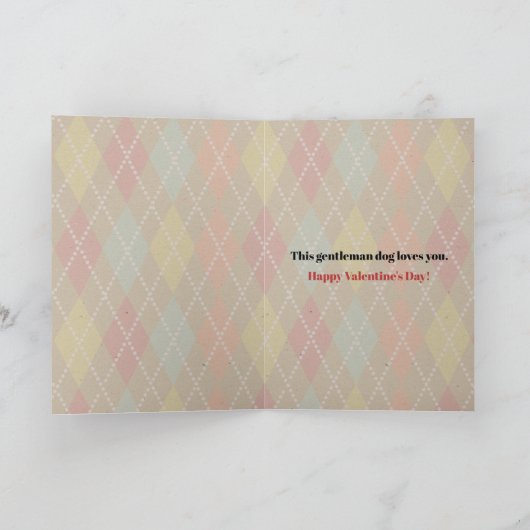 犬の犬を探す紳士 シーズンカード (内部)