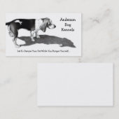 犬の犬小屋: ファインアート: 名刺 (正面/裏面)