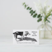 犬の犬小屋: ファインアート: 名刺 (スタンド正面)