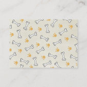 犬の猫と鳥の獣医学校詳細 エンクロージャーカード (裏面)