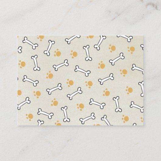 犬の猫と鳥の獣医学校詳細 エンクロージャーカード (裏面)