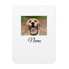犬の猫の写真を追加ペット名cuカスタムパーソナライズされた マグネット