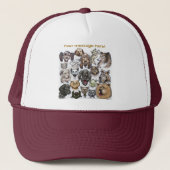 犬の猫 キャップ (正面)