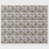 犬の猫 ラッピングペーパー (フラット)