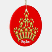 犬の王冠 セラミックオーナメント (右)