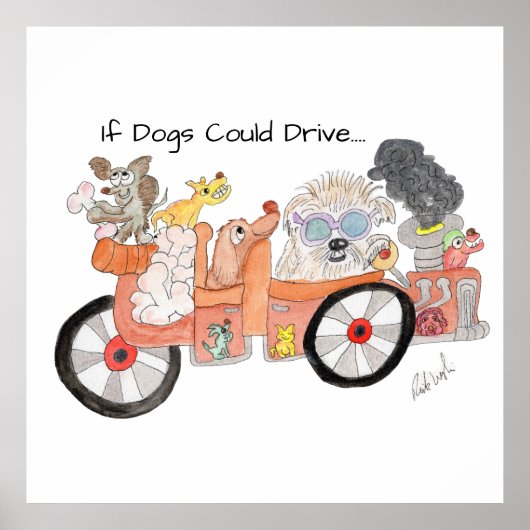 犬の理想の車 ポスター (正面)