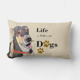 犬の生活が良い ランバークッション