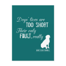 犬の生活はあまりにも短く、彼らの唯一の欠点は本当に
