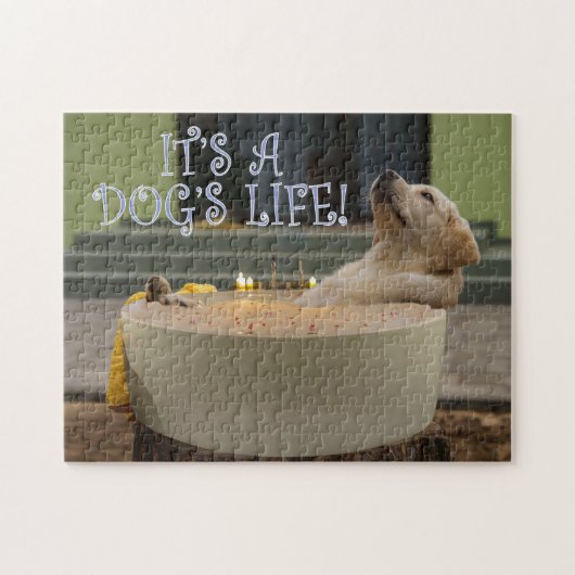 犬の生活ジグソーのパズル ジグソーパズル (横)