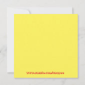 犬の生活挨拶カードだ カード (裏面)