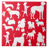 犬の生活 タイル (正面)